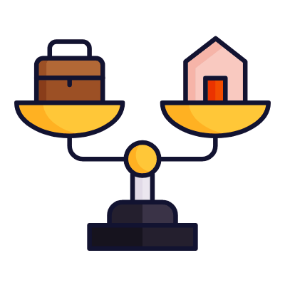 Work Life, Animated Icon, Lineal