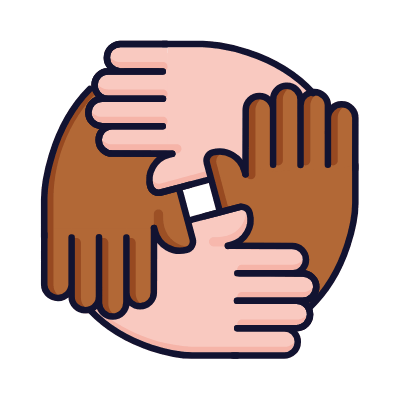Teamwork, Animated Icon, Lineal