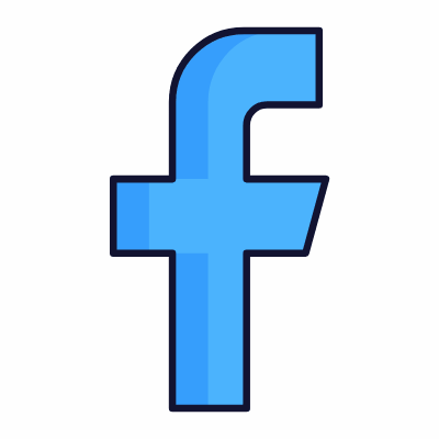 Facebook, Animated Icon, Lineal