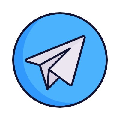 Telegram, Animated Icon, Lineal