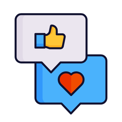 Messages Engagement, Animated Icon, Lineal
