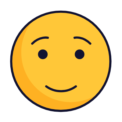 Smile, Animated Icon, Lineal