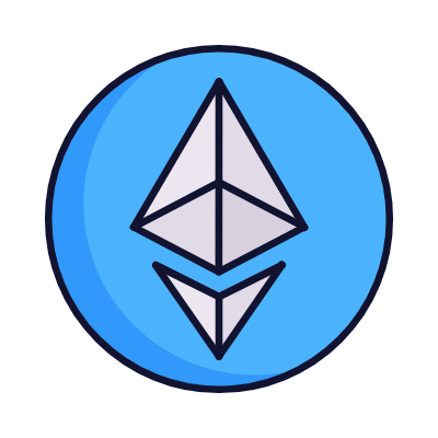 Ethereum, Animated Icon, Lineal