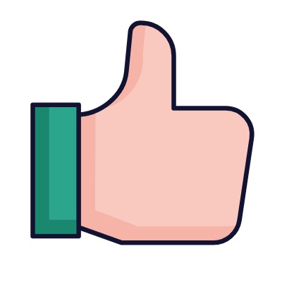 Thumb Up, Animated Icon, Lineal