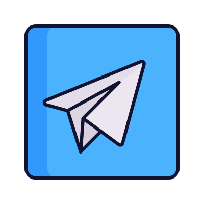 Telegram, Animated Icon, Lineal