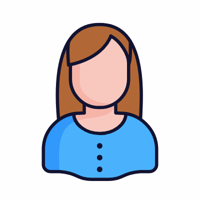 Woman, Animated Icon, Lineal