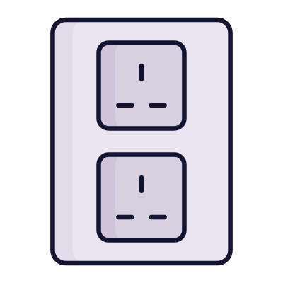 Outlet Double Type G, Animated Icon, Lineal