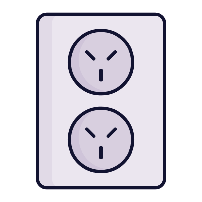 Outlet Double Type H, Animated Icon, Lineal
