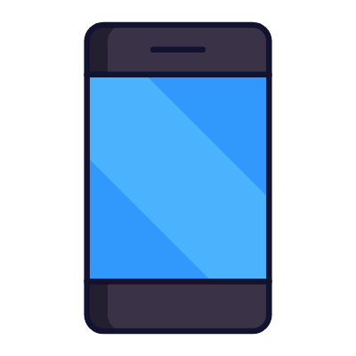 Smartphone Bezels, Animated Icon, Lineal