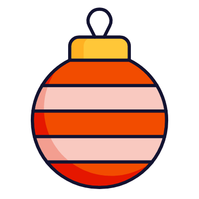 Baubles, Animated Icon, Lineal