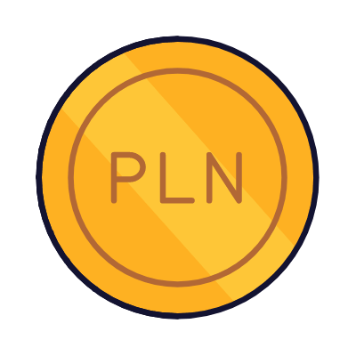 Polish Coin, Animated Icon, Lineal