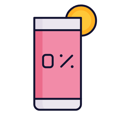 Mocktail, Animated Icon, Lineal