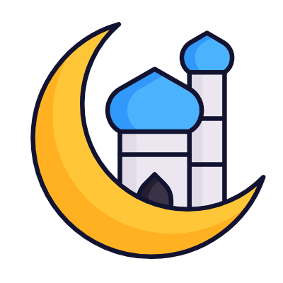 Ramadan, Animated Icon, Lineal