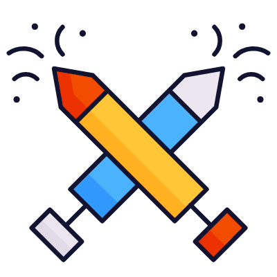 Pichkari, Animated Icon, Lineal