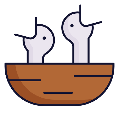 Nestlings, Animated Icon, Lineal