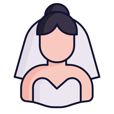 Bride, Animated Icon, Lineal