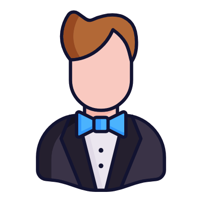 Groom, Animated Icon, Lineal