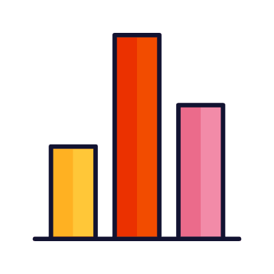 Bar Chart, Animated Icon, Lineal