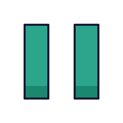 Pause, Animated Icon, Lineal
