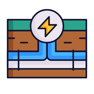 UGHV Cables, Animated Icon, Lineal