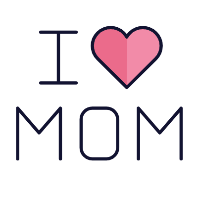 Love Mom, Animated Icon, Lineal