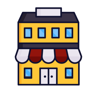 Big Store, Animated Icon, Lineal
