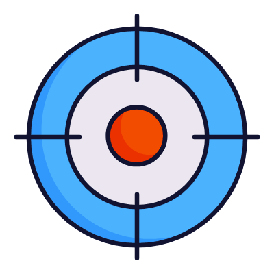 Crosshair, Animated Icon, Lineal