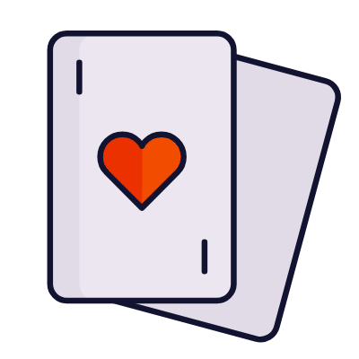Cards Heart, Animated Icon, Lineal