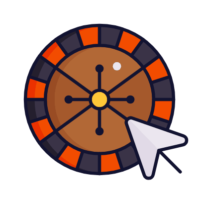 Roulette Online, Animated Icon, Lineal