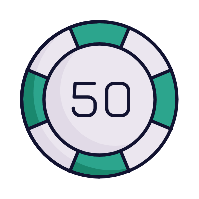 Casino Chip, Animated Icon, Lineal
