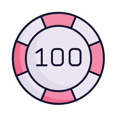 Casino Chip, Animated Icon, Lineal