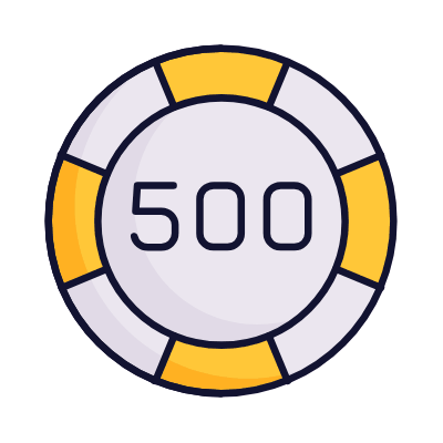 Casino Chip, Animated Icon, Lineal