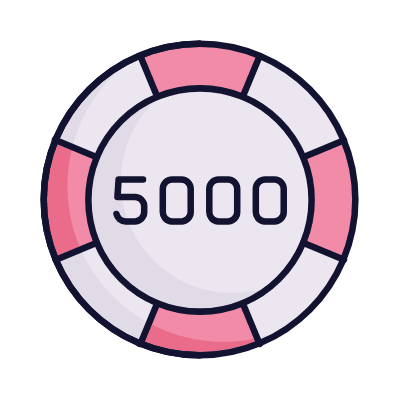 Casino Chip, Animated Icon, Lineal