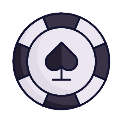 Spade Chip, Animated Icon, Lineal