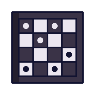 Checkers, Animated Icon, Lineal