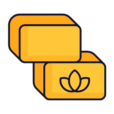 Yoga Blocks, Animated Icon, Lineal
