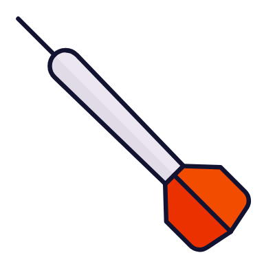 Dart, Animated Icon, Lineal