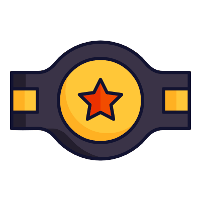 Champion Belt, Animated Icon, Lineal