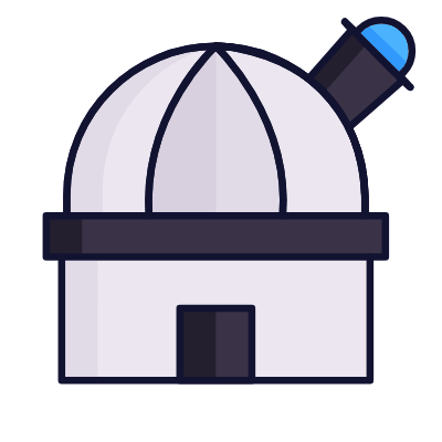 Observatory, Animated Icon, Lineal