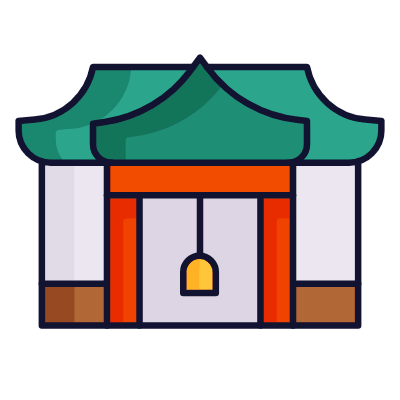Shrine, Animated Icon, Lineal