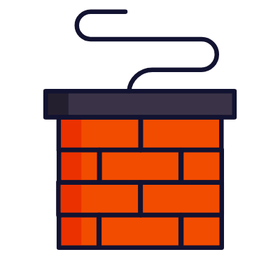 Chimney, Animated Icon, Lineal