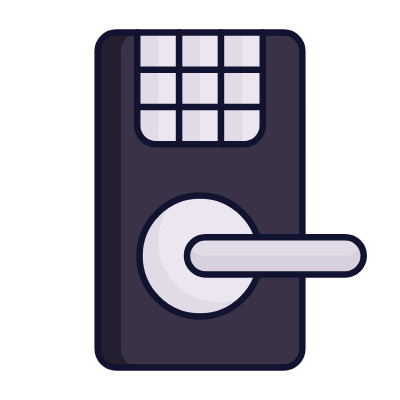 Smart Lock, Animated Icon, Lineal