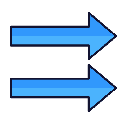 Arrows Right, Animated Icon, Lineal