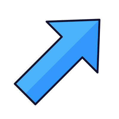 Arrow Up Right, Animated Icon, Lineal