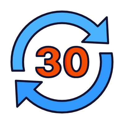 Arrows Rotate 30, Animated Icon, Lineal
