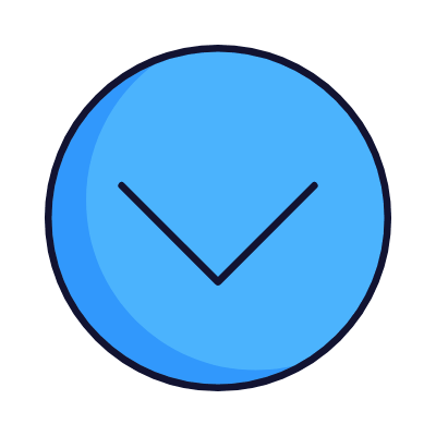 Chevron Down, Animated Icon, Lineal