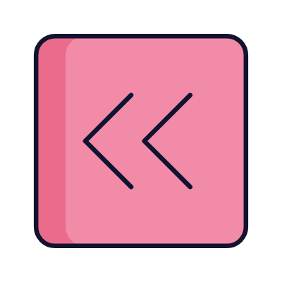 Chevrons Left, Animated Icon, Lineal