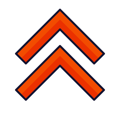 Chevrons Up, Animated Icon, Lineal