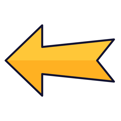 Arrow Notched Left, Animated Icon, Lineal