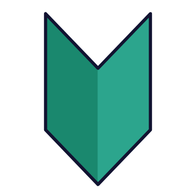 Chevron step down, Animated Icon, Lineal